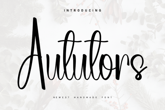 Aututors: A Handwritten Font for Heartfelt Branding