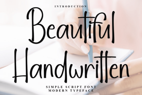 Beautiful Handwritten: A Font That Adds Soul to Branding