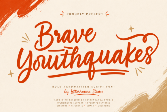 Brave Youthquakes Font: A Script Amp Essential for Campaign Creativity