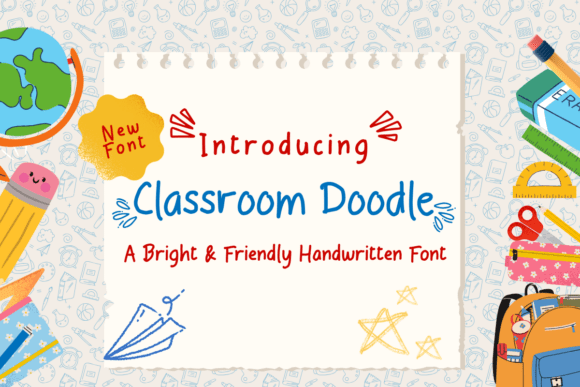 Classroom Doodle: A Font That Brings Personality to Digital Design
