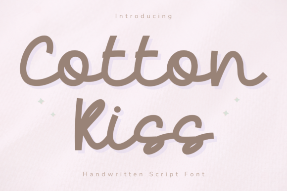 Cotton Kiss: A Soft Script Font for Warm Branding