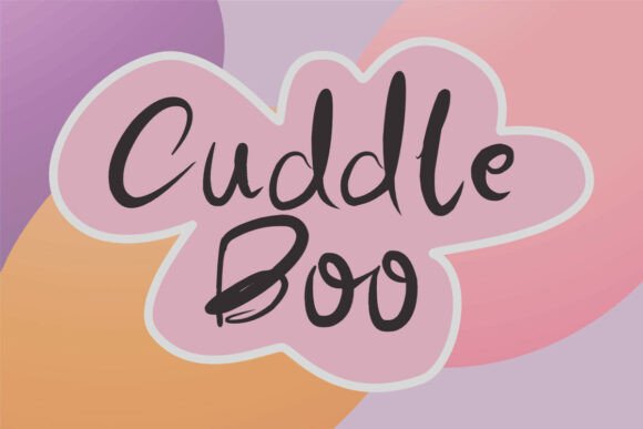 Cuddle Boo: A Font That Wraps Around Your Craft