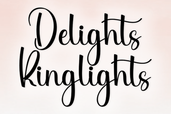 Delights Ringlights: A Timeless Script for Branding