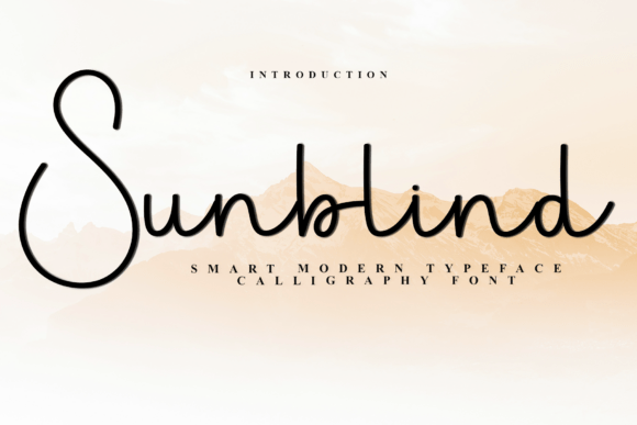 Font Choice That Stands Out: Sunblind for Web Design