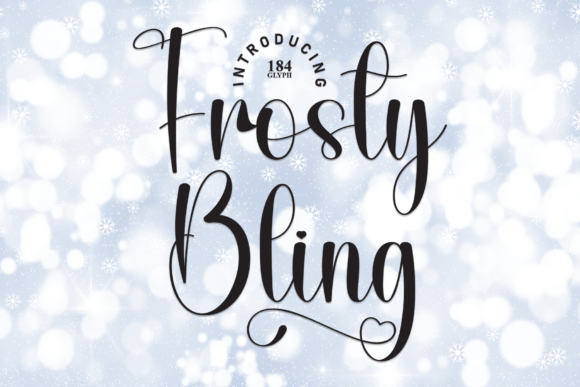 Frosty Bling: The Font That Elevates Your Campaigns