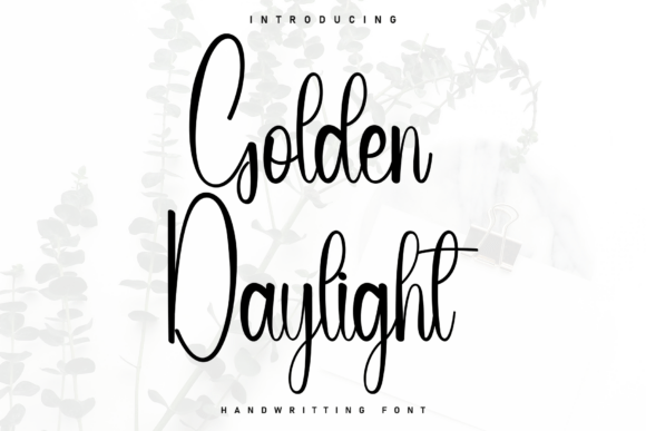 Golden Daylight: A Font That Elevates Your Brand