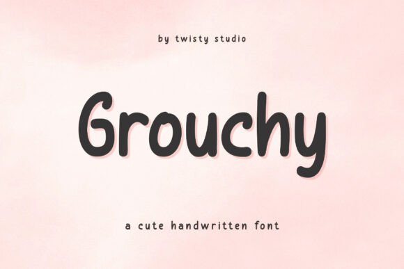 Grouchy: A Playful Font for Creative Crafters