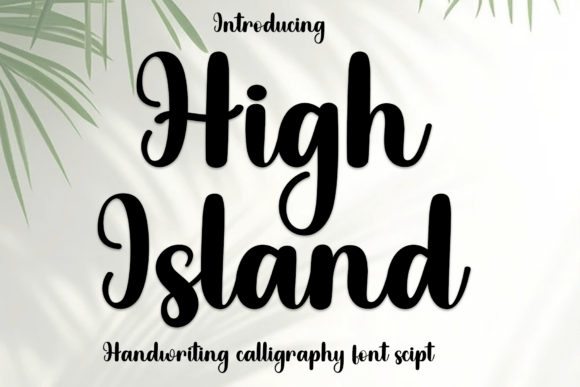 High Island: A Warm Script Font for Digital Branding
