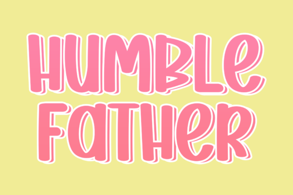 Humble Father: A Script Font That Elevates Branding