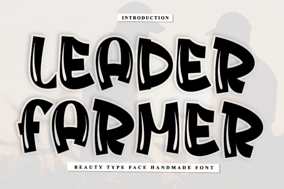 Leader Farmer: A Script Font with Rhythm and Readability