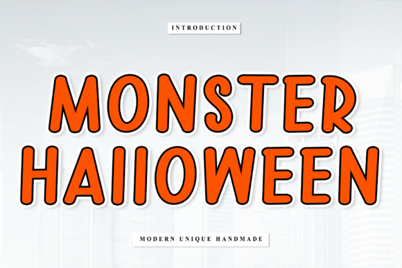 Monster Halloween: A Script Font with Rhythm and Character