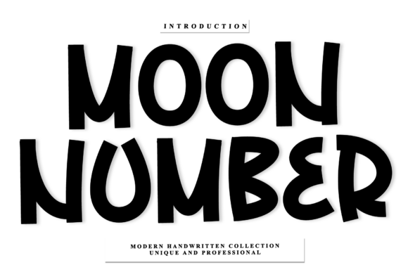 Moon Number: A Timeless Script Font for Digital Design