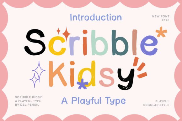 Scribble Kidsy: A Playful Typeface for Web Design