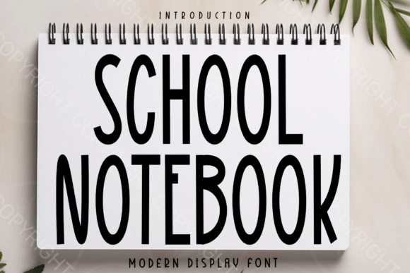 Script Amp School Notebook: A Font That Breathes Life Into Your Creations