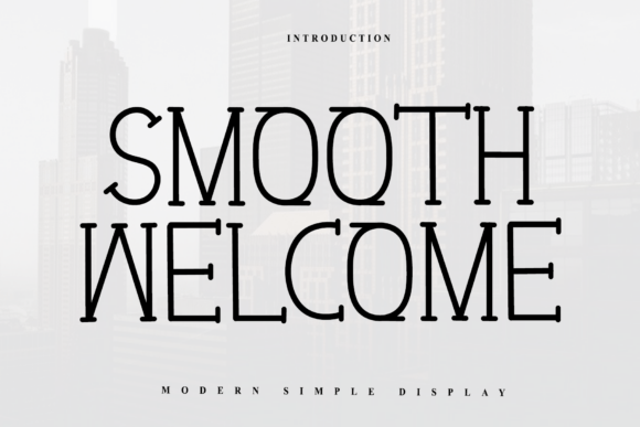 Smooth Welcome: A Script Font for Crafters and Product Creators