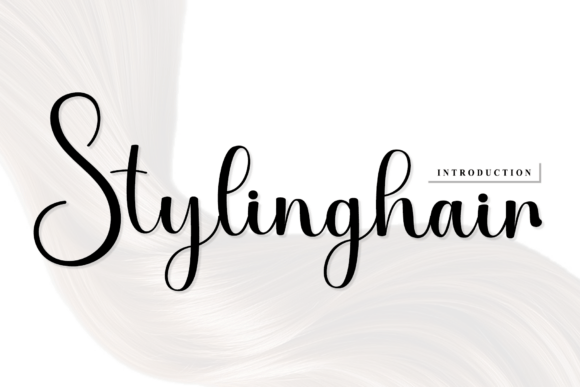 Stylinghair: A Script Font for Creative Crafters