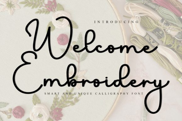 Welcome Embroidery: A Font That Adds Character to Branding