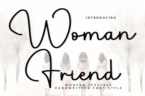 Woman Friend: A Script Font for Editorial Design